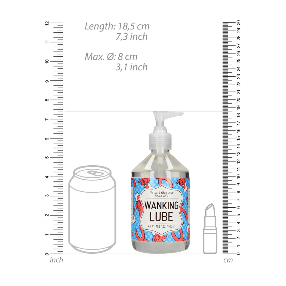 WANKING LUBE - Masturbatie Glijmiddel - 500 ml - foto 5