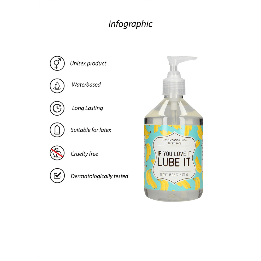If You Love It. Lube It - Masturbatie Glijmiddel - 500 ml - foto 4