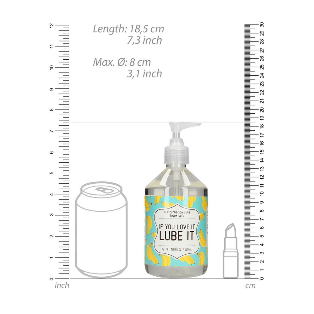 If You Love It. Lube It - Masturbatie Glijmiddel - 500 ml - foto 5