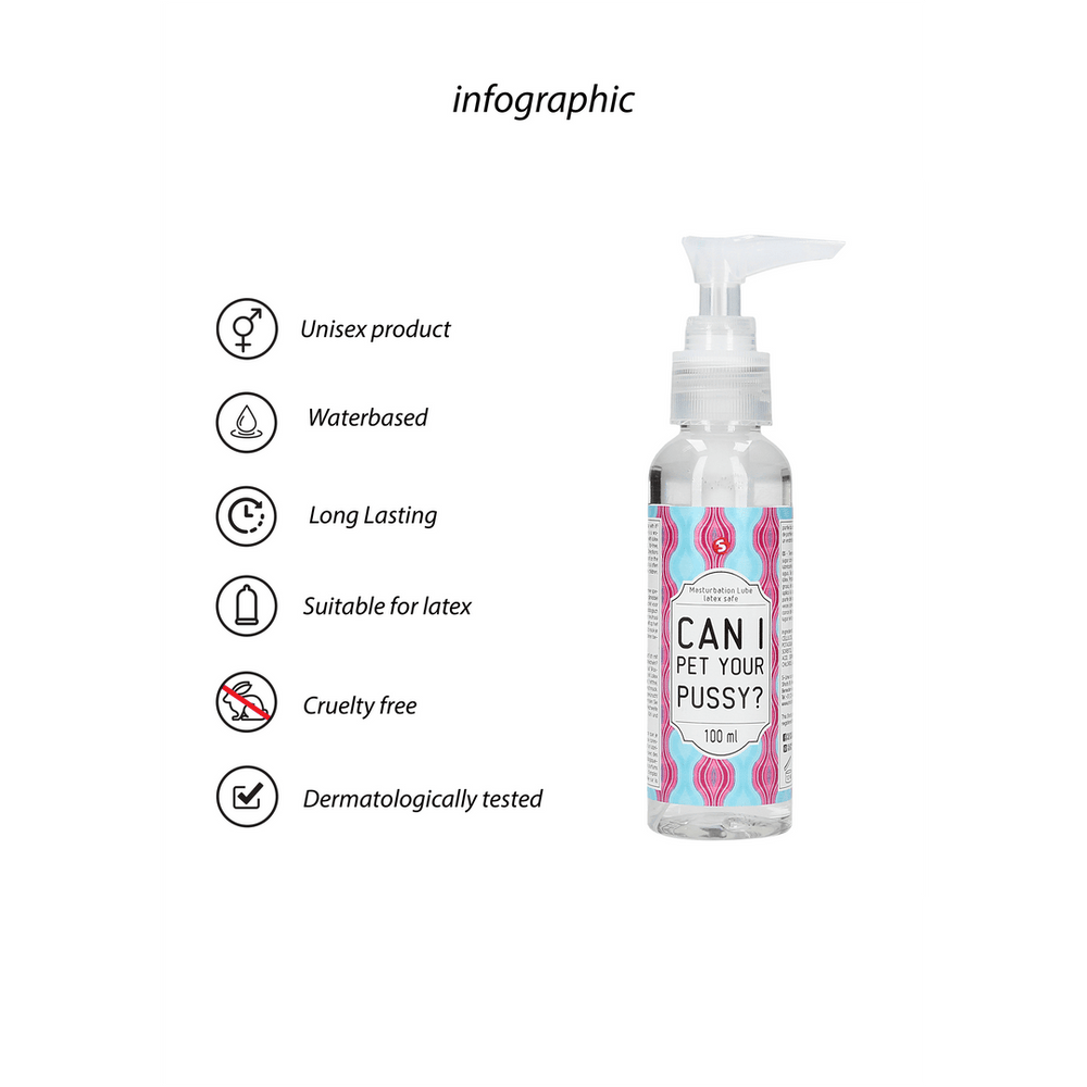 Can I Pet Your Pussy? - Masturbatie Glijmiddel - 100 ml - vierde productfoto