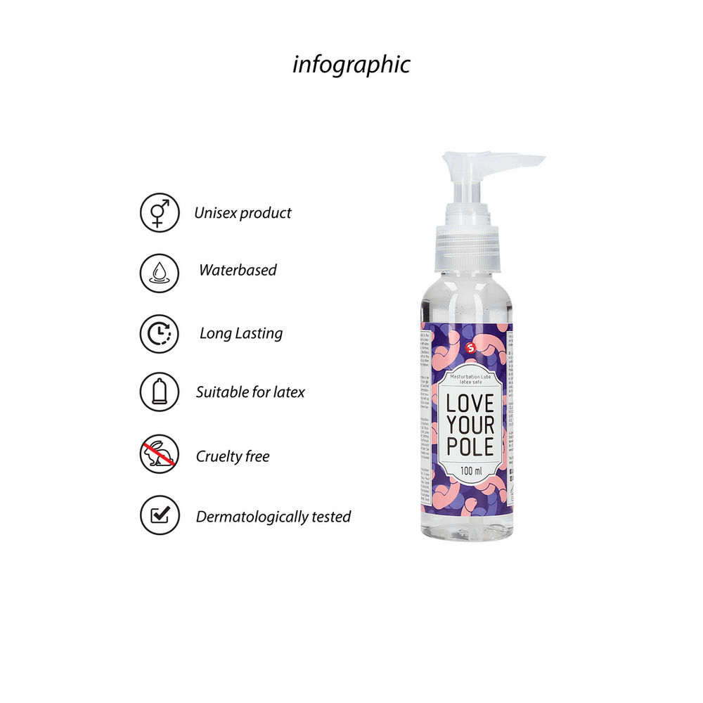 Love Your Pole - Masturbatie Glijmiddel - 100 ml - foto 4