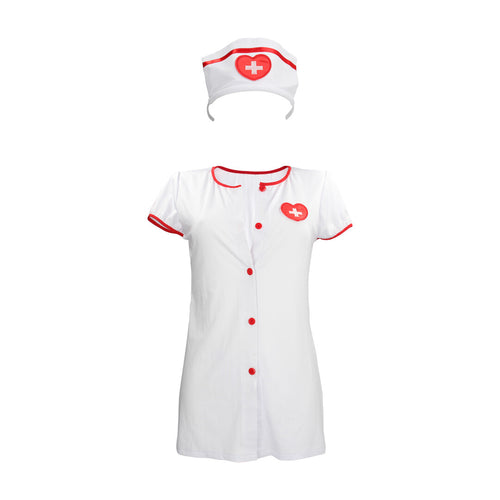 Verpleegster Kostuum - S/M - Wit