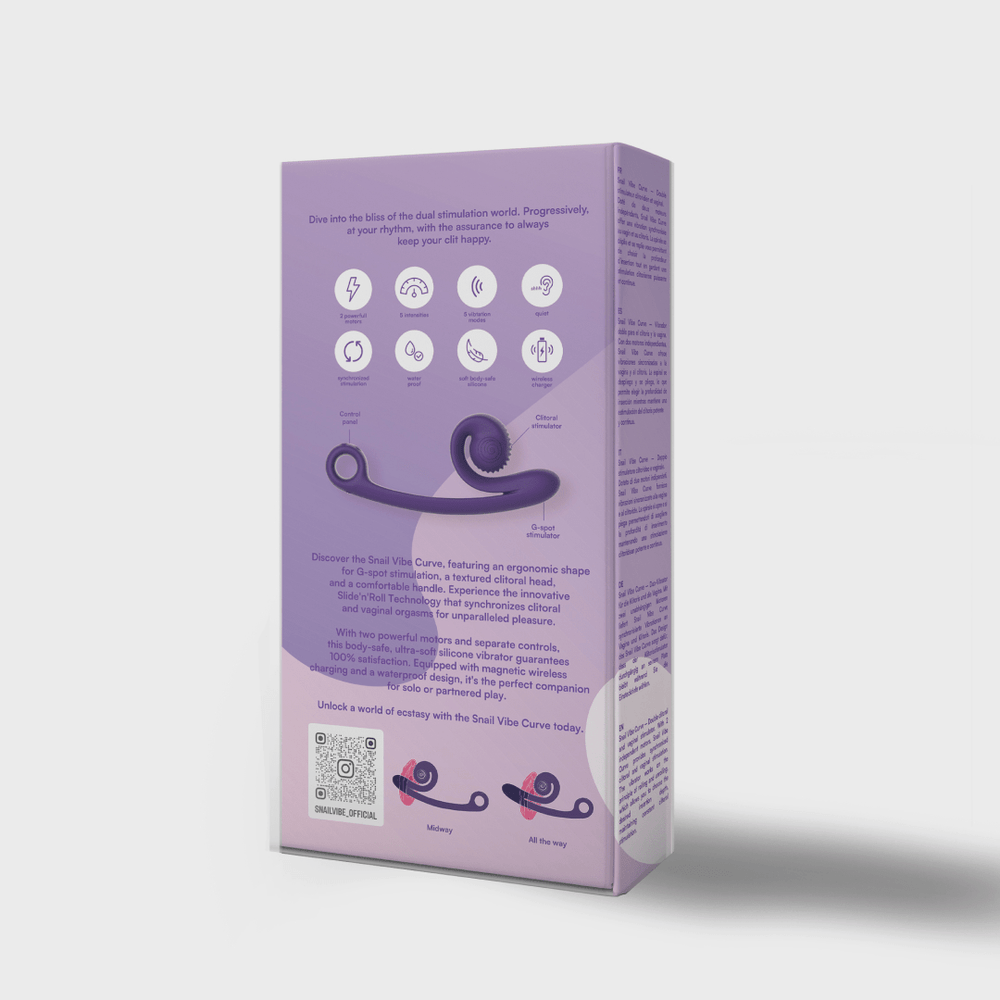 Snail Vibe - Curve vibrator - Peachy Pink - foto 12
