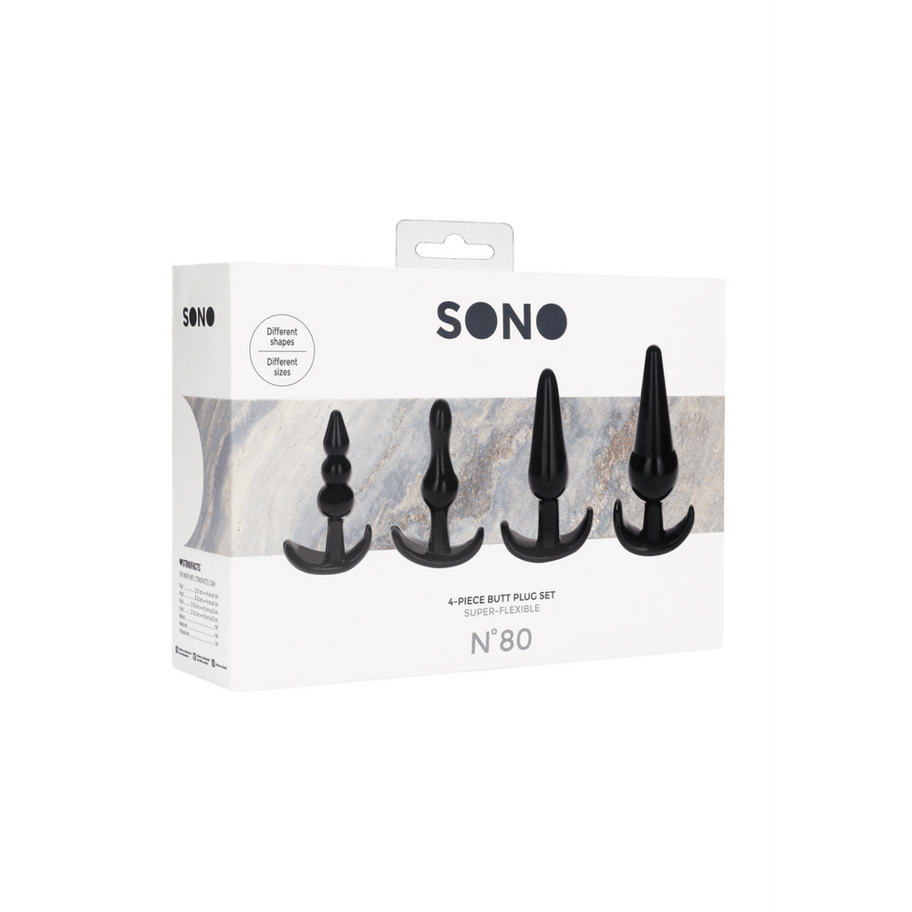 No.80 - 4-delige Buttplug-set - foto 4