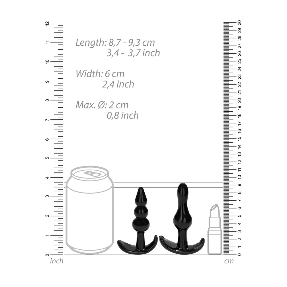 No.80 - 4-delige Buttplug-set - foto 7
