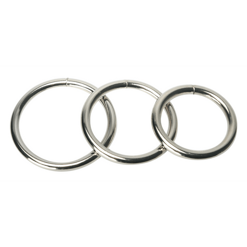 Trine stalen cockring