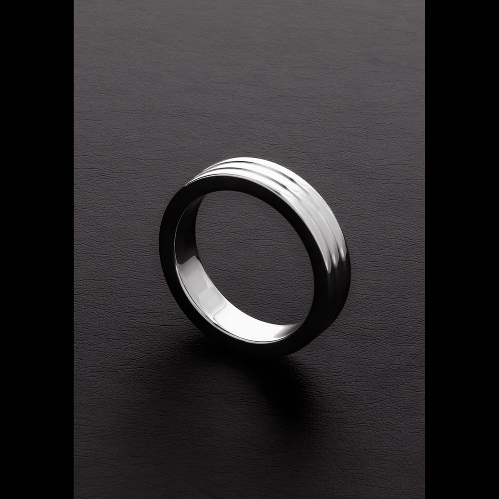 Ribbed cockring - 0.4 x 1.8 / 10 x 45 mm
