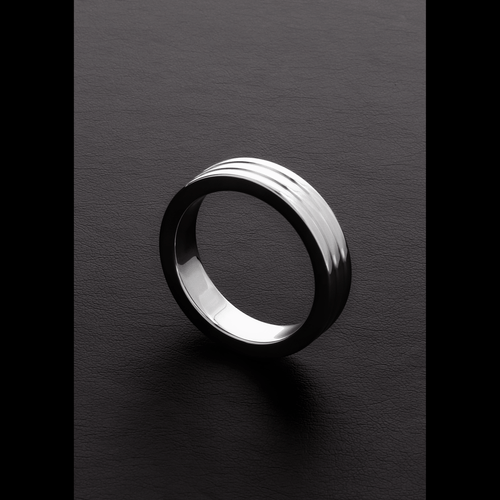Ribbed cockring - 0.4 x 1.8 / 10 x 45 mm