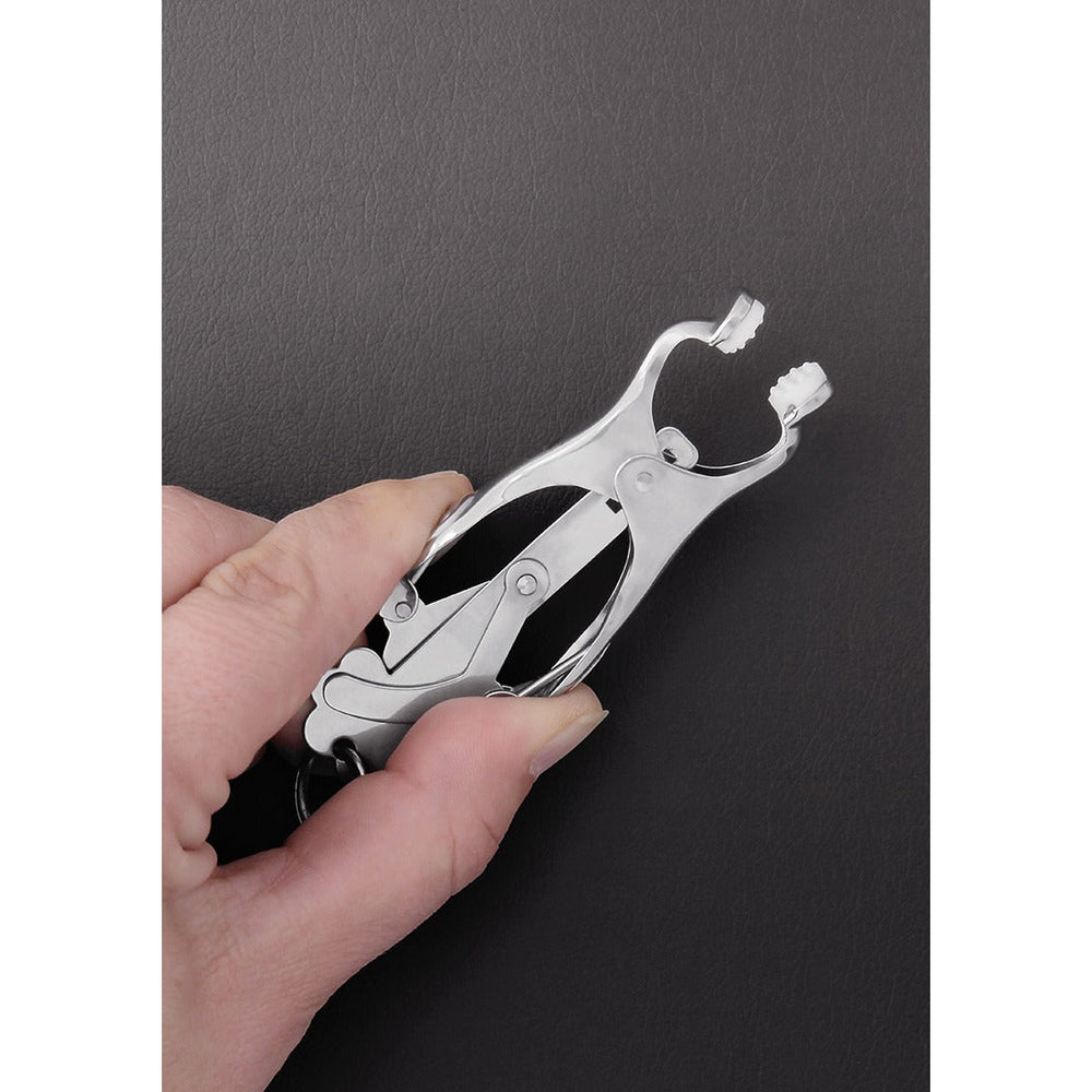 2 Squeezer Teaser Clover Nipple Clamps with Ring - foto 2