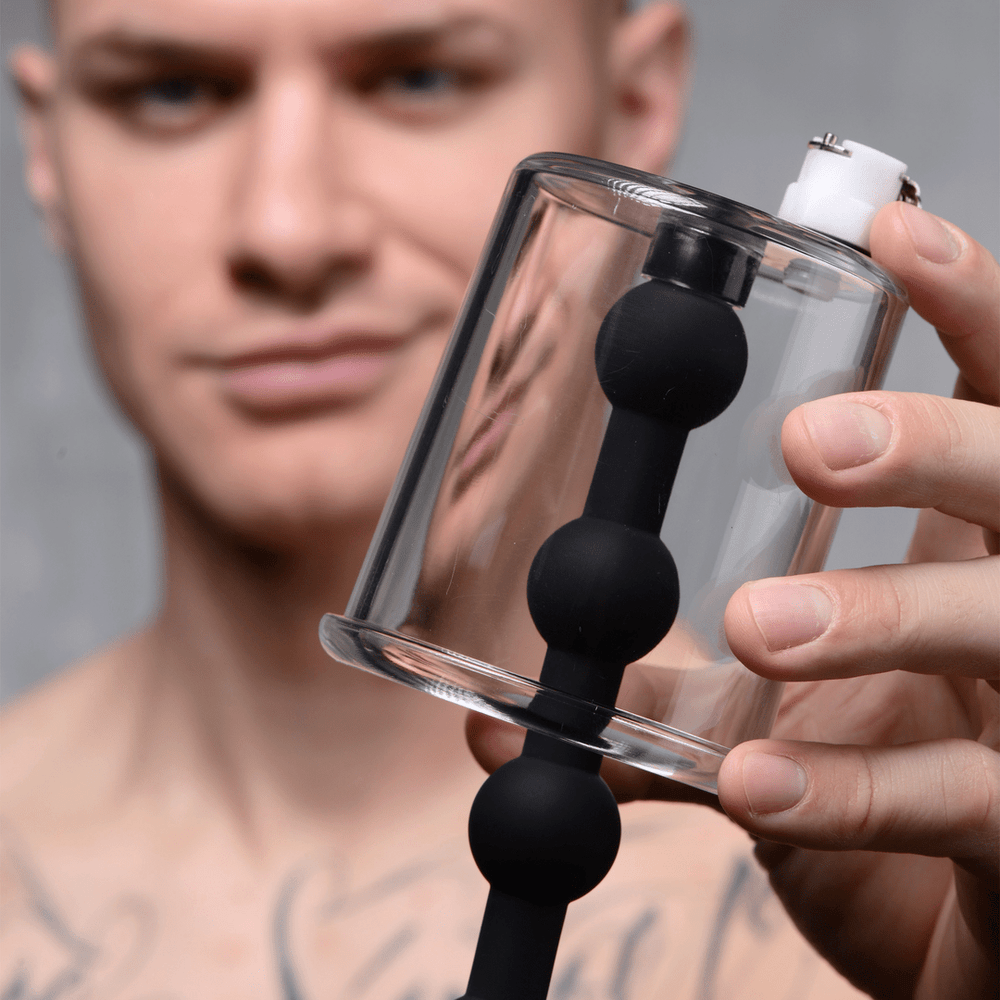 Rosebud Cylinder - Anaal Pomp met Anaalkralen - foto 6