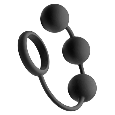 siliconen cockring met gewichten - 386 gram