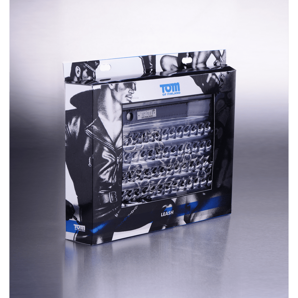 XR Brands - Metalen BDSM riem met neopreen - Zwart - foto 7