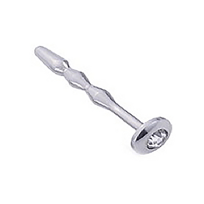Steel Jewelled Rose Penisplug 75 mm – Luxe RVS