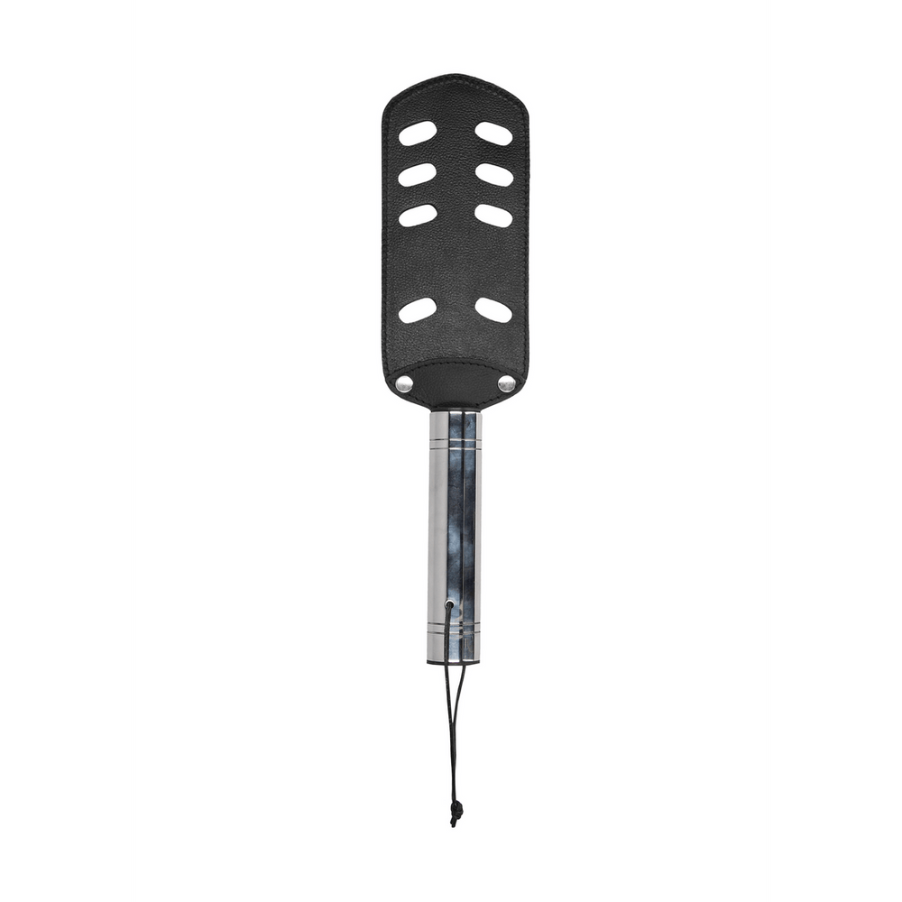 Slotted leren paddle