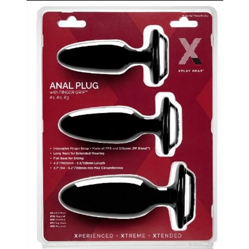 Perfect Fit Brand - XPlay gear buttplug kit met vingergreep - foto 2