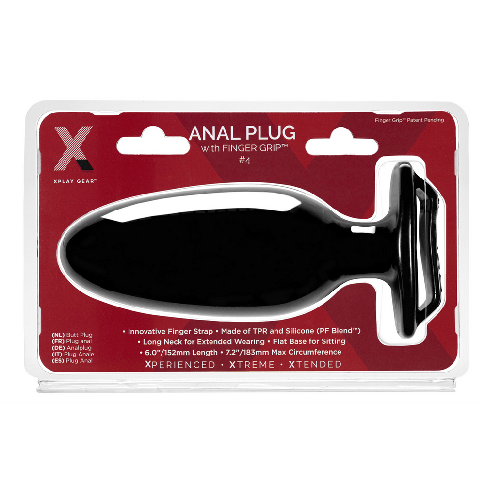 PerfectFitBrand – XPlay gear buttplug met vingergreep #4L - foto 2