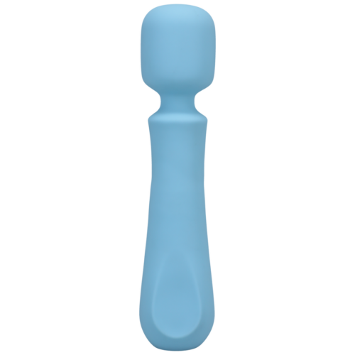 Euphoria - Rechargeable Silicone Wand Vibe - Blue
