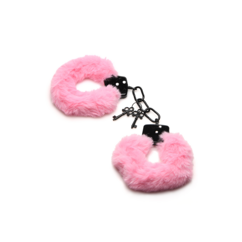 Cuffed in Fur - Furry Handcuffs - Pink