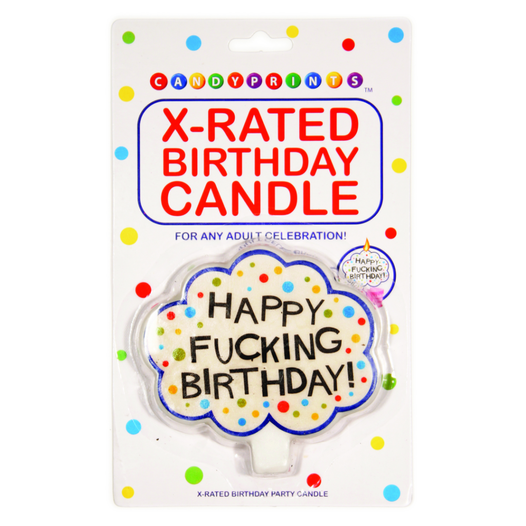 X-Rated Birthday - Candle
