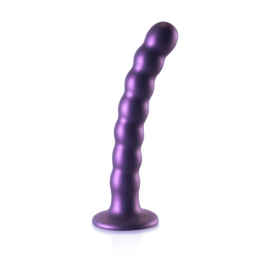 Beaded Silicone G-Spot Dildo - 6