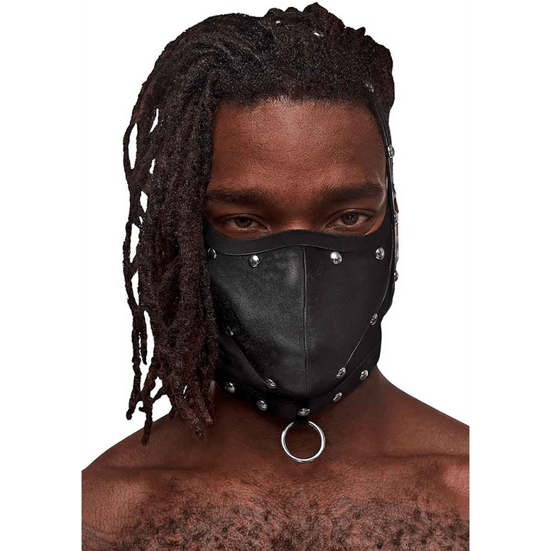 Triton - Mask with Adjustable Neck and Front Ring - One Size - Black