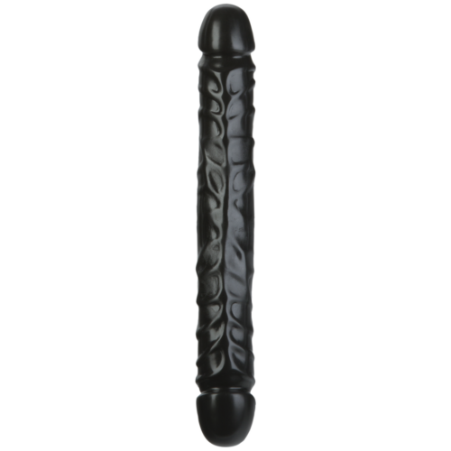 Jr. Veined Double Header - Dildo with Double Ends - 12 / 30 cm