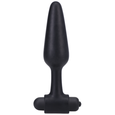 Vibrating Butt Plug - 5 / 12 cm - Black