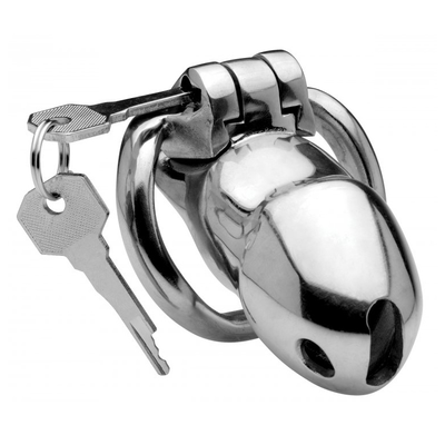 Rikers 24-7 - Stainless Steel Locking Chastity Cage
