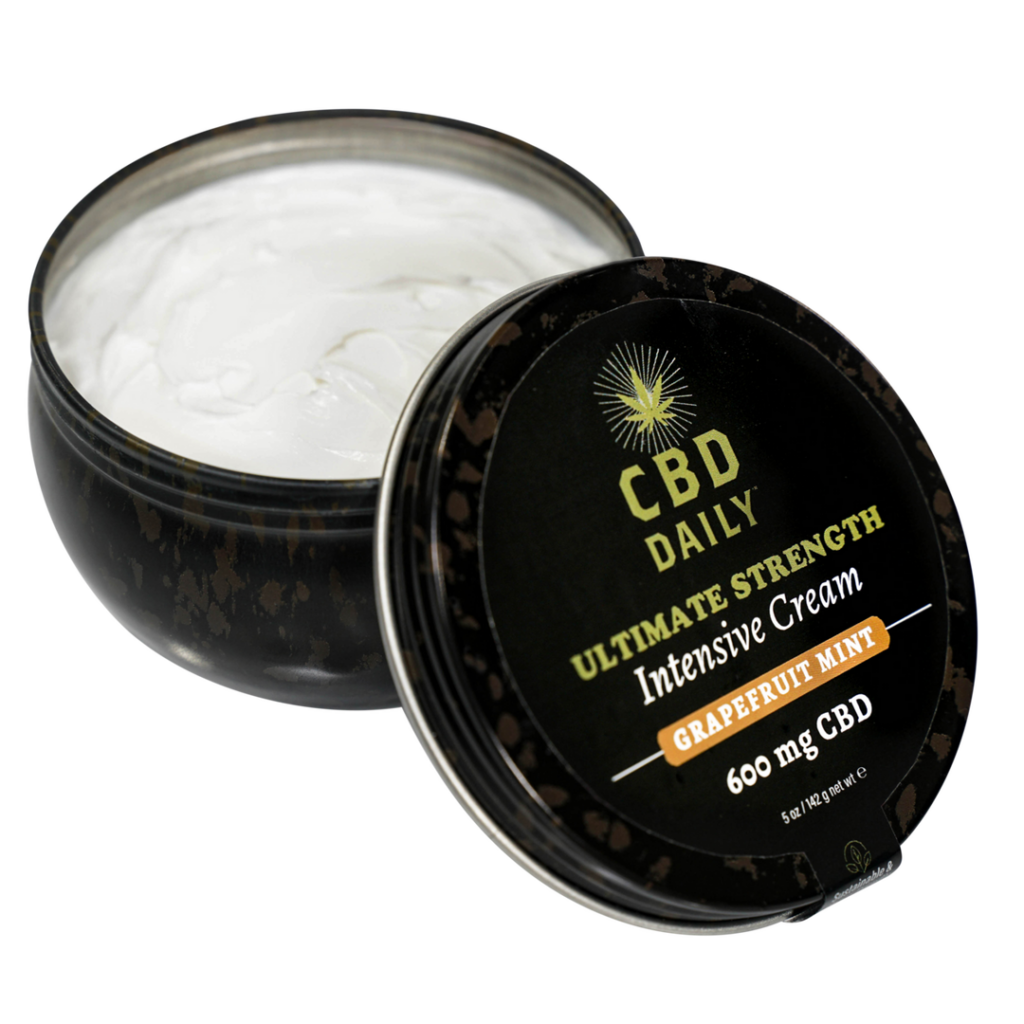 CBD Daily Ultimate Strength Intensive Cream - Grapefruit Mint - 5 oz / 142 g