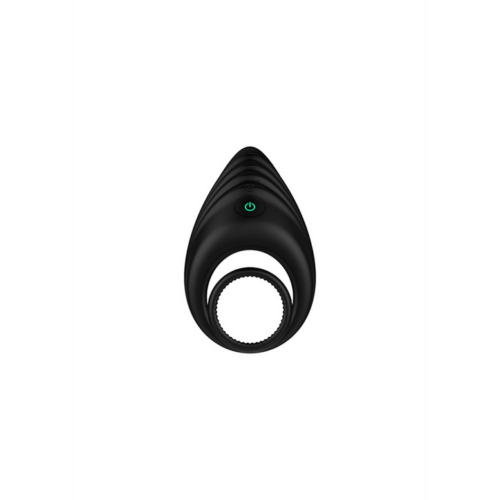 Enhance - Vibrating Cock and Ball Ring - Black