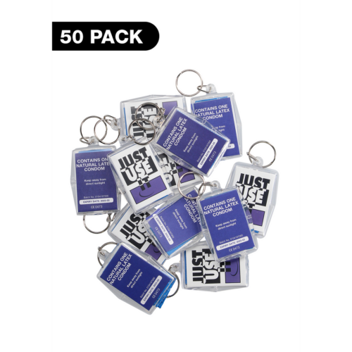 EXS Key Rings 'Just Use It' - Condoms - 50 Pieces