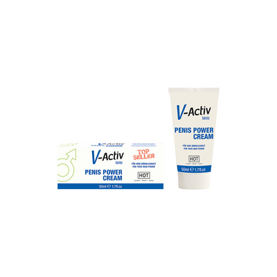 V-Activ - Penis Power Cream for Men - 2 fl oz / 50 ml