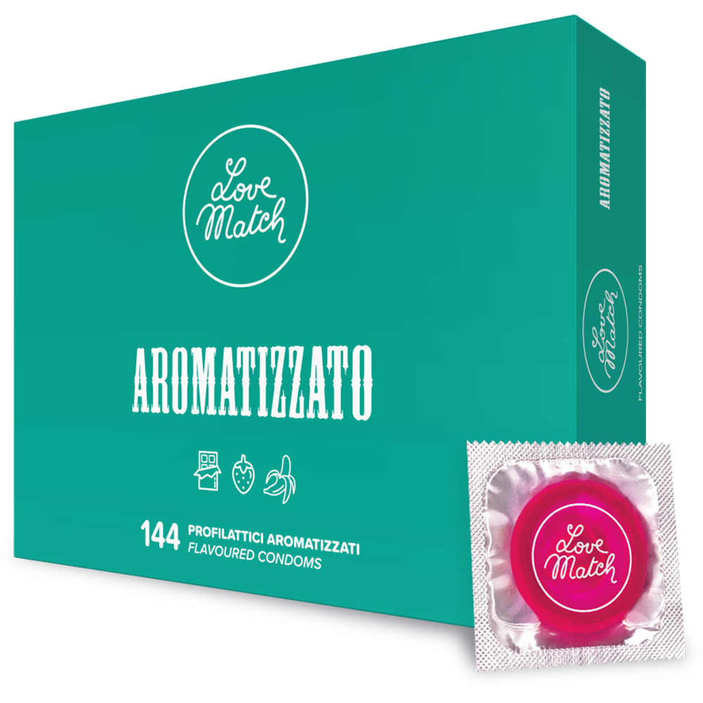 Aromatizzato - Flavored Condoms - 144 Pieces