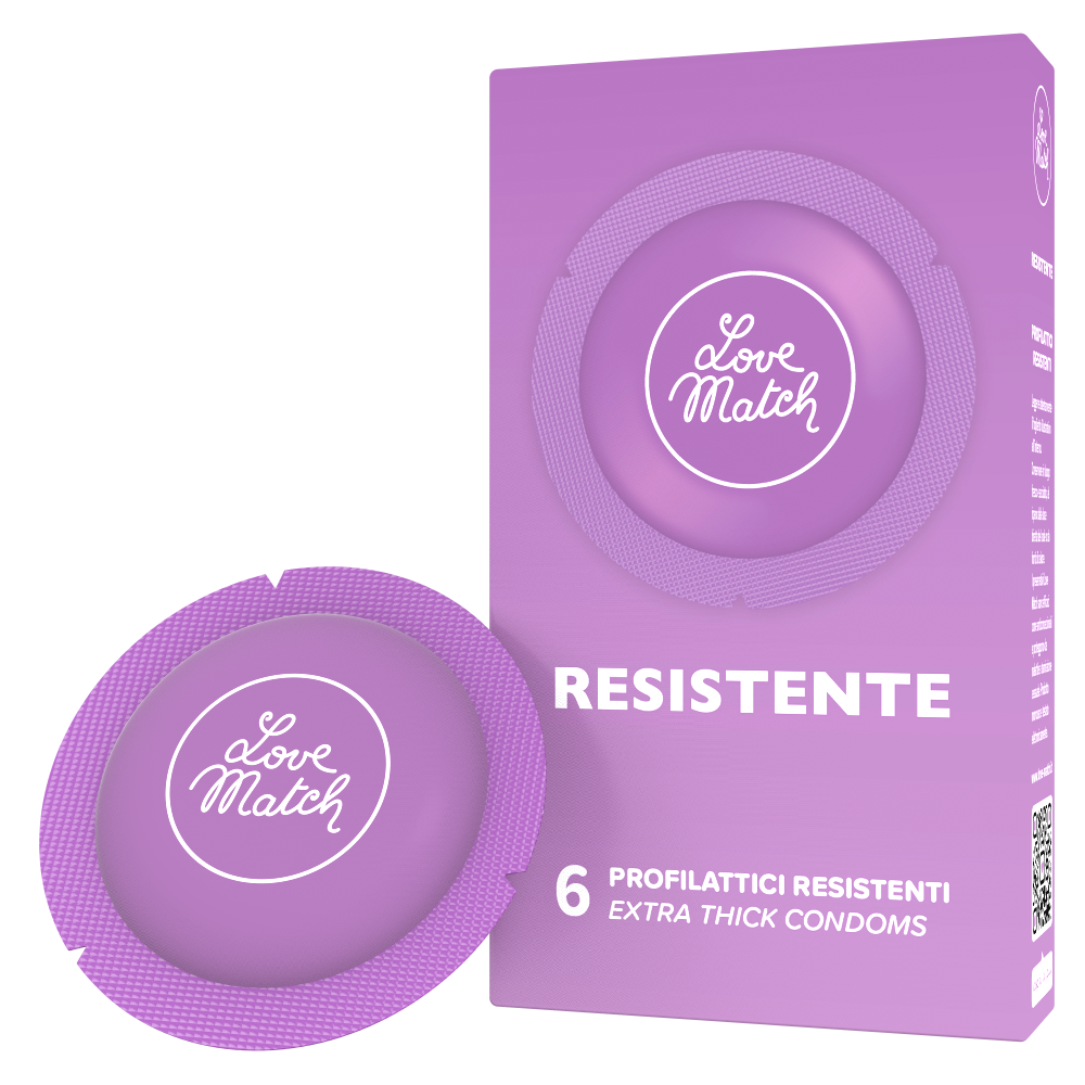 Resistente - Strong Condoms - 6 Pieces