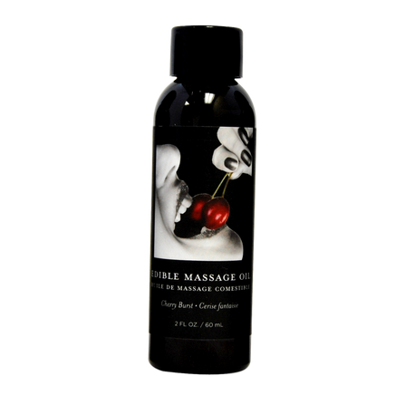 Cherry Edible Massage Oil - 2 fl oz / 60 ml