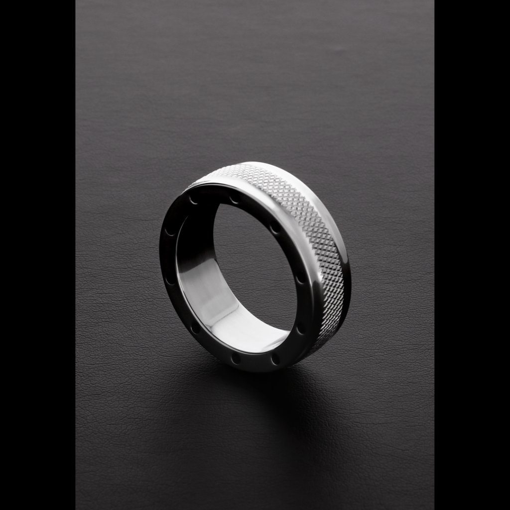 COOL and KNURL cockring - 0.6 x 1.8 / 15 x 45 mm