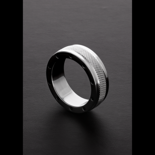 COOL and KNURL Cockring - 0.6 x 2 / 15 x 50 mm