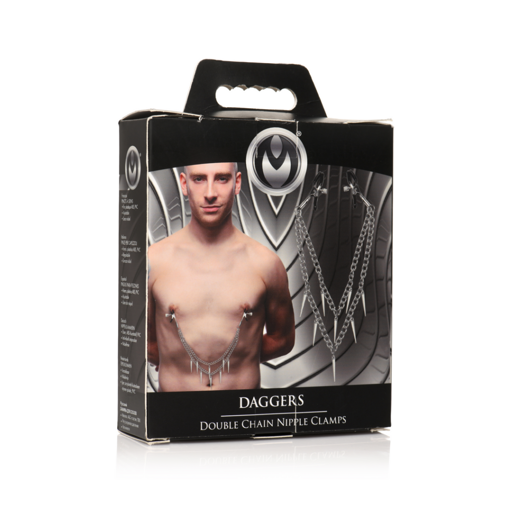 Daggers - Dubbele Ketting Tepelklemmen