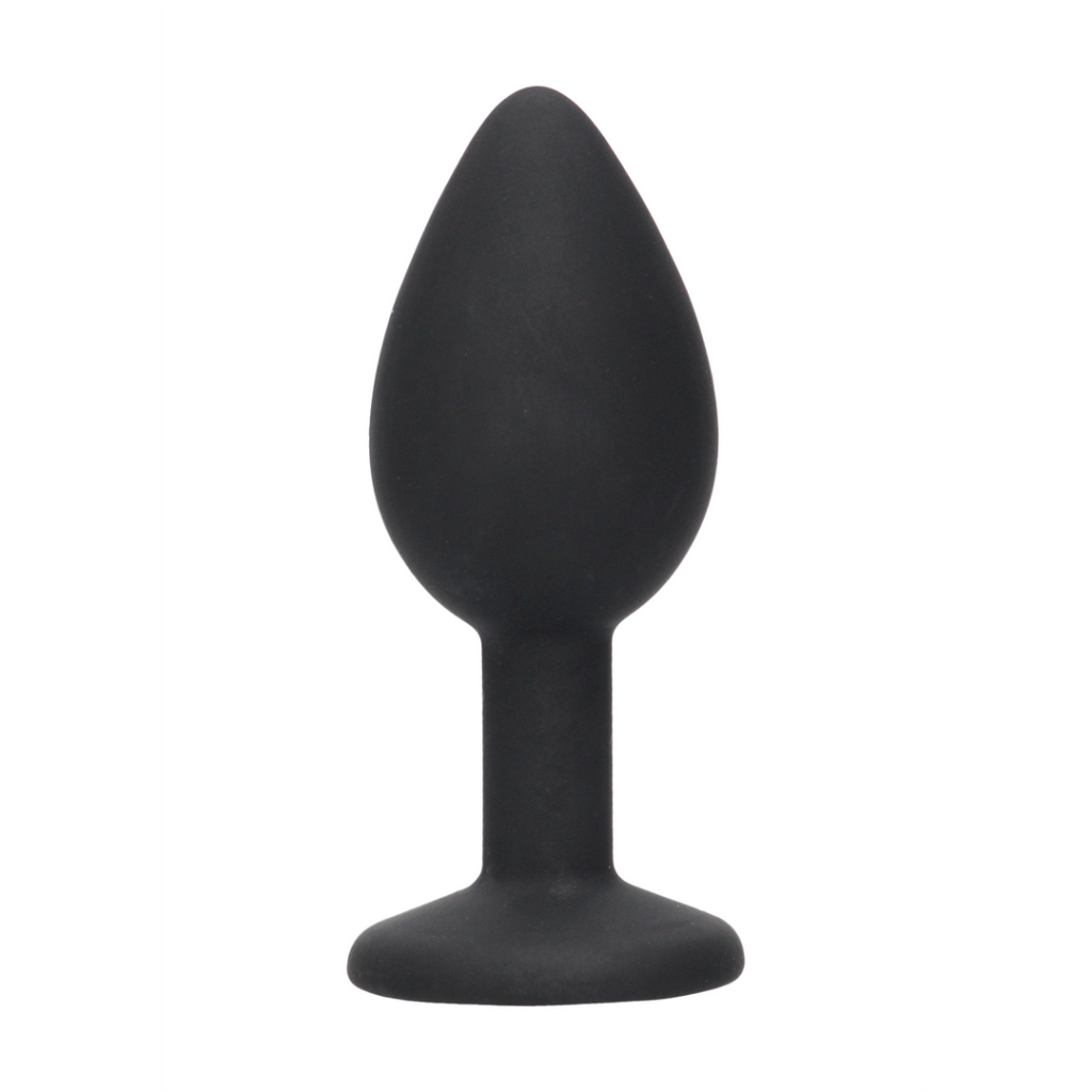 Silicone Butt Plug with Removable Jewelry