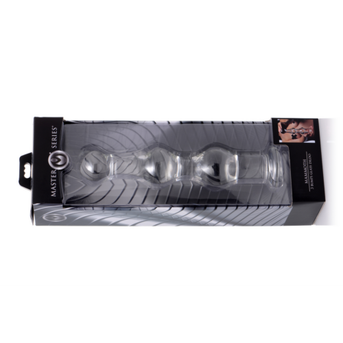 Mammoth - Glass Dildo met 3 Hobbels - Afbeelding 4