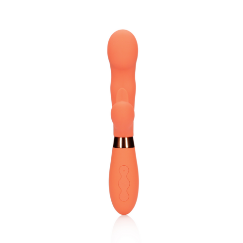 Silicone Rabbit Vibrator met Geribbelde Clitoris Stimulator - Afbeelding 6