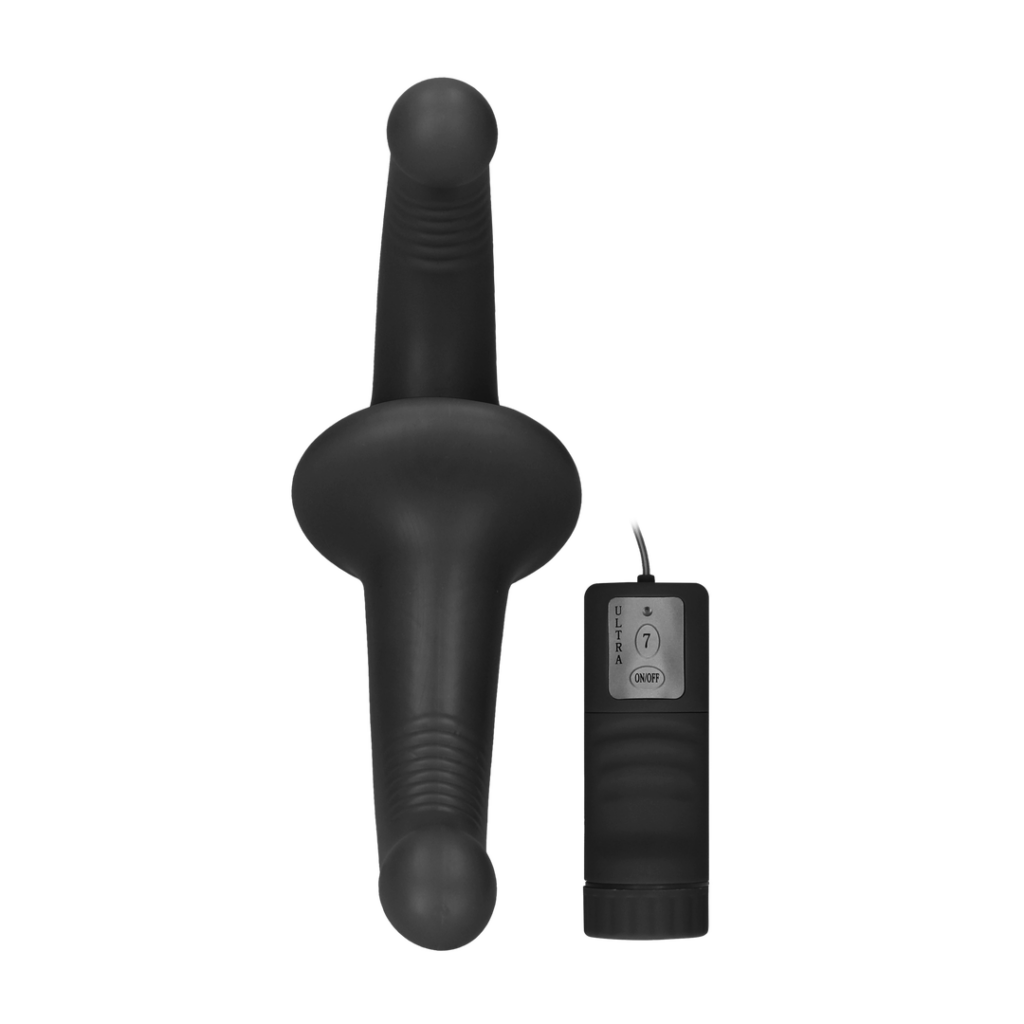 Vibrating Silicone Strapless Strap-On