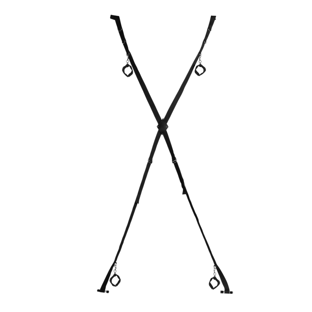 Over the Door Bondage Cross - Black