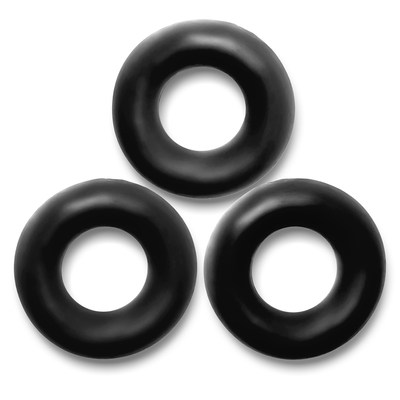 Fat Willy - 3-pack Jumbo Cockrings - Black