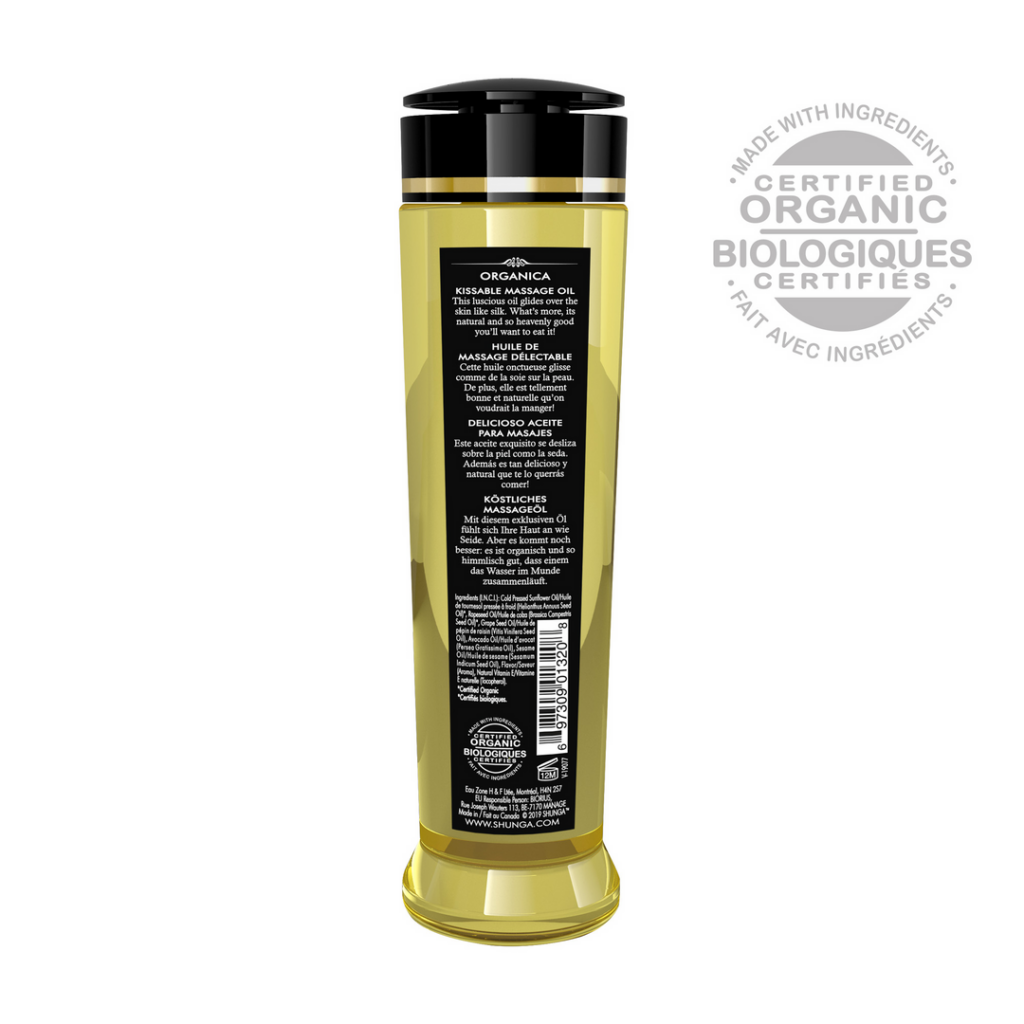 Organica Massage Oil - Maple Delight - 8 fl oz / 240 ml