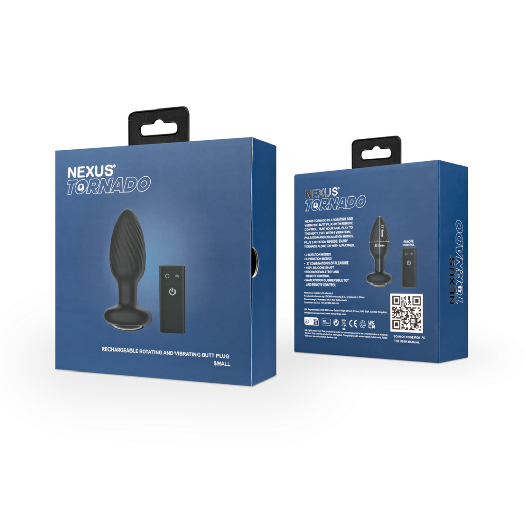 Nexus -Tornado - Roterende buttplug - Met afstandsbediening